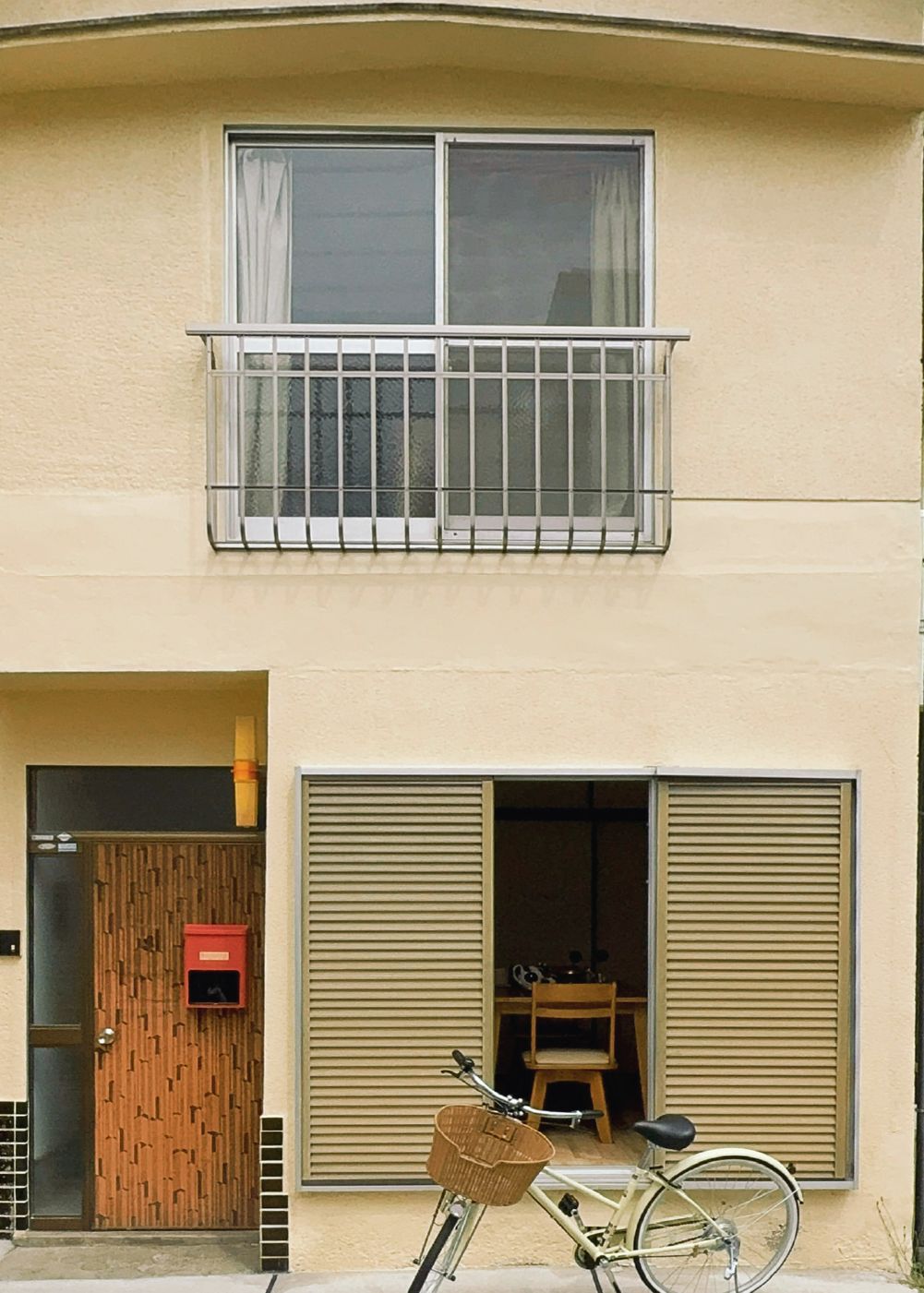 微光小宅外觀，大阪堺市的雙層日式住宅